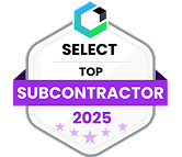 Sauer Group construction site with workers and equipment.