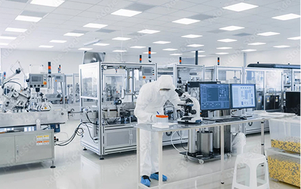 High-tech Sauer Group factory with advanced automation and robotics.